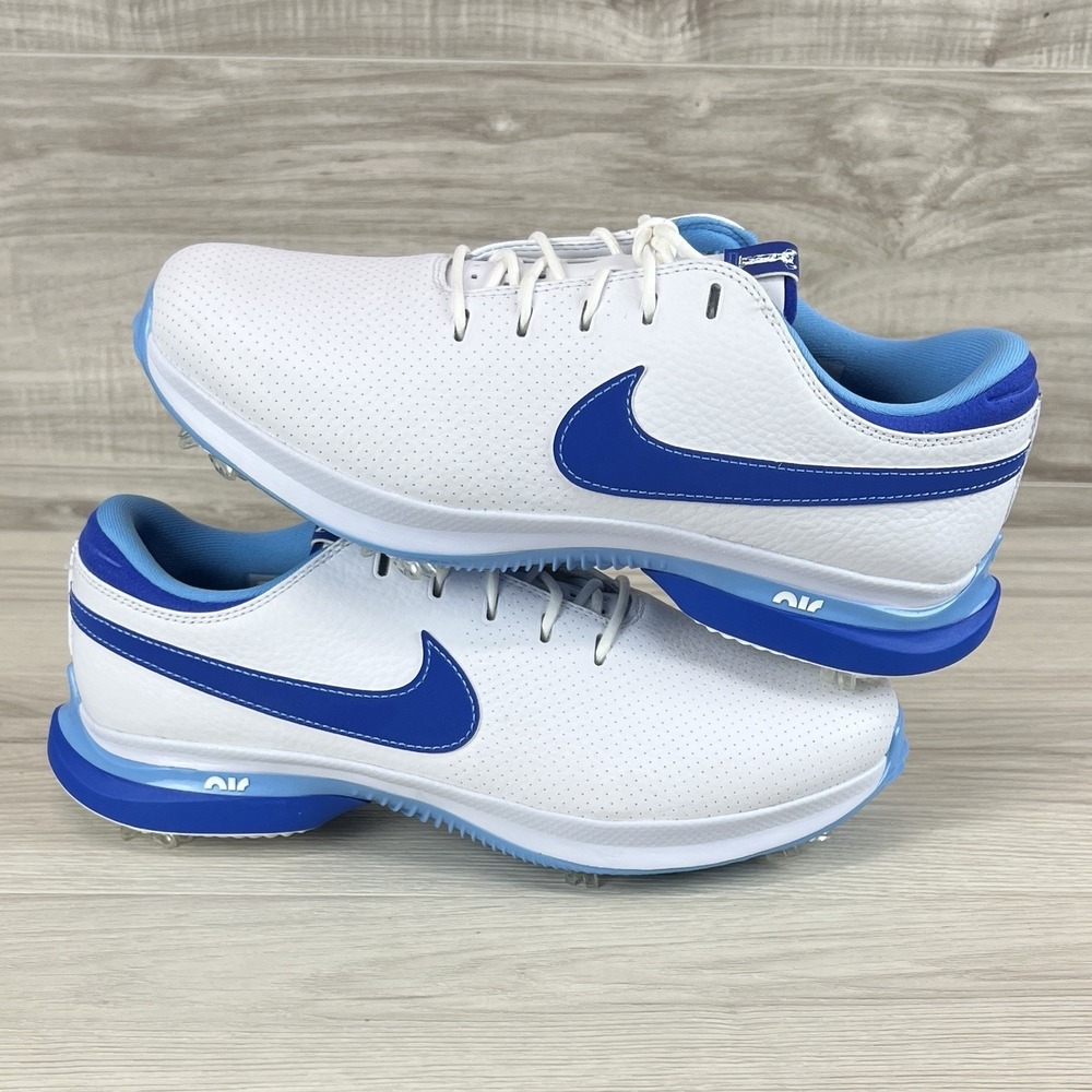 Nike Air Zoom Victory Tour 3 Golf Shoes Mens Size 9.5 White Blue DX9025-144 - Picture 7 of 9